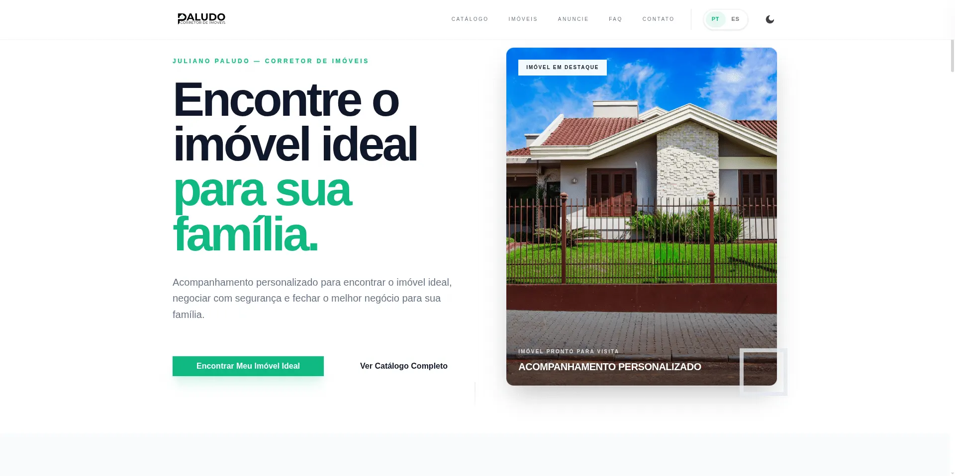 Paludo Imóveis - Plataforma Imobiliária